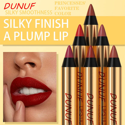 Waterproof Matte Lipliner Pencil Dark Red Contour Tint Lipstick Long Lasting Non-stick Cup Lip Liner Sexy Lips Makeup...