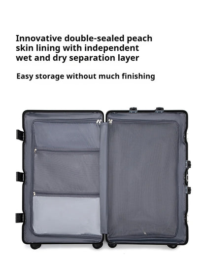 Multifunctional Suitcase Large Capacity 30inch Thickened Sturdy Aluminum Frame Travel Suitcase Trolley Case Extra Large...