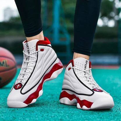 Super Cool Mens Womens Basketball Shoes Luxury Brand Sport Shoes Boy Anti Slip Outdoor Basketball Trainers Wearable Sneakers - Kimlud