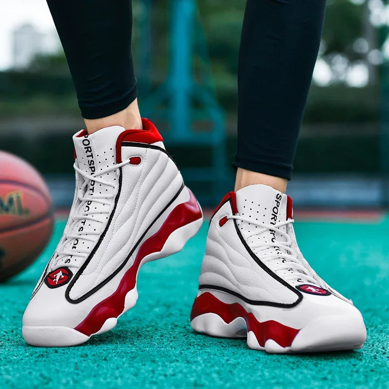 Super Cool Mens Womens Basketball Shoes Luxury Brand Sport Shoes Boy Anti Slip Outdoor Basketball Trainers Wearable Sneakers - Kimlud
