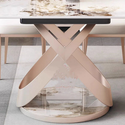 Nordic Extension Dining Table Oval Living Organiser Chair Dining Table Modern 6 Seater Muebles Para El Hogar Kitchen...
