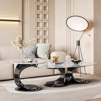 Center Writing Coffee Table Minimalist Unique Designer Coffee Table Accessories Decoration Mesas Bajas Living Room Furniture - Kimlud