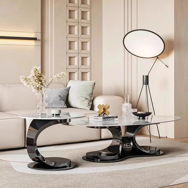 Center Writing Coffee Table Minimalist Unique Designer Coffee Table Accessories Decoration Mesas Bajas Living Room Furniture - Kimlud