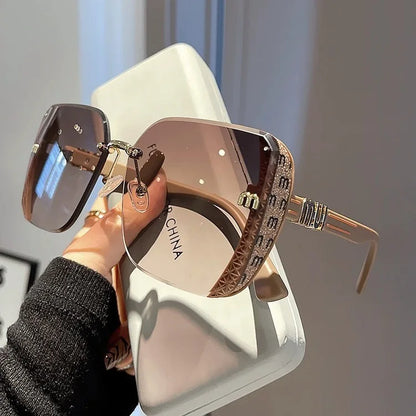 New Fashion Oversized Square Sunglasses Women 2026 Luxury Brand Sun Glasses Trendy Driving Eyeglasses Ladies Gafas UV400...