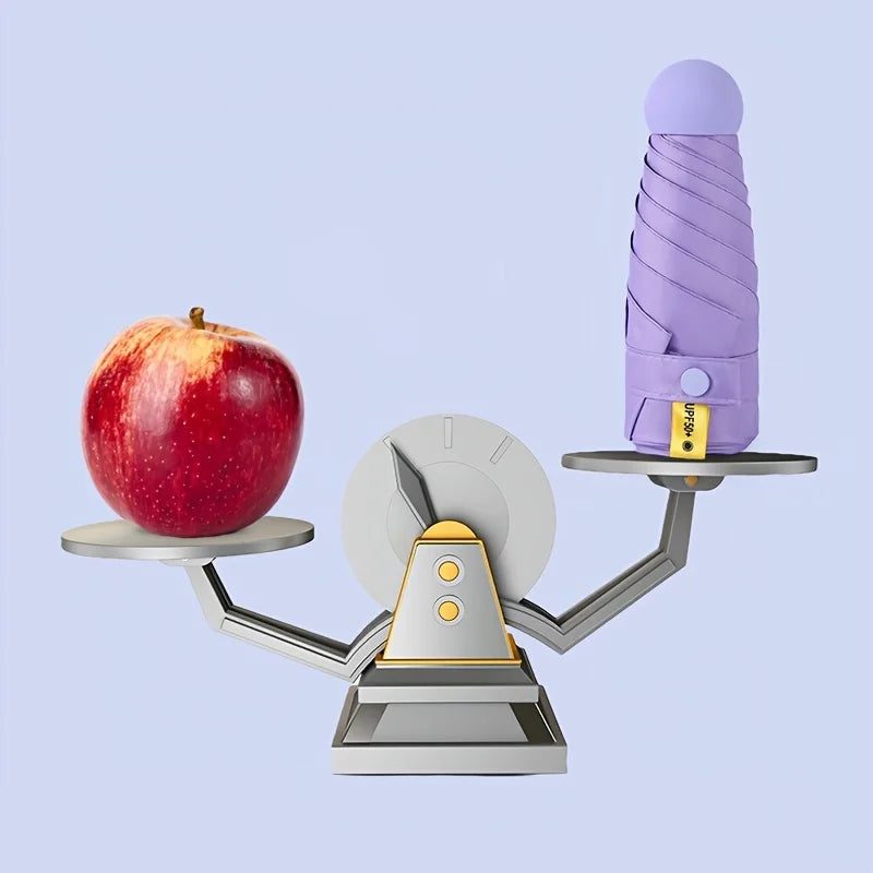 Compact Travel Mini Umbrella Uv Protection Capsule Umbrella 5 Fold Ultra Lightweight Sunshade Umbrellas Protable Manual