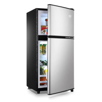 Mini Fridge with Freezer, 2.9 Cu.Ft Small Fridge, Energy Saving, Low Noise,7 Adjustable Thermostat, Double Door...