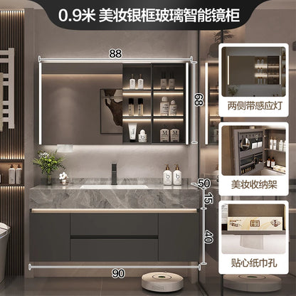 Simple Luxury Bathroom Cabinets Washbasin Vintage Toilet Drawer Bathroom Cabinets Storage Mirrors Mobili Per La Casa Furniture - Kimlud