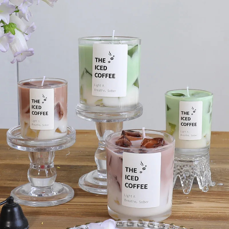 Jelly Wax Coffee Cup Aromatherapy Bedroom Smoke Free Candles Romantic Atmosphere Fragrance