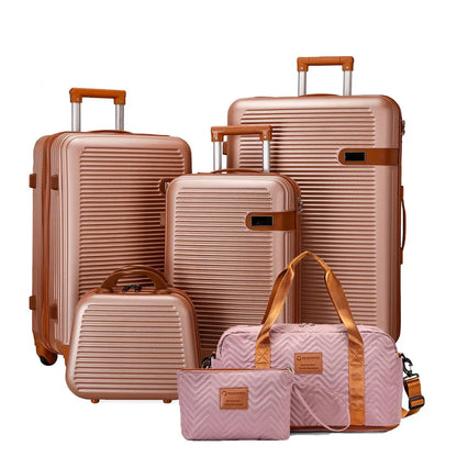 New Spacious Capacity Luggage Heavy-Duty Omni-Wheel Unisex Travel Suitcase for Men Women Checked Baggage Bestseller suitcase set