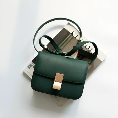UBELLIN Large Women Handbag Bag Single Flap Lock Fashion Interior Compartment Solid Luxury Shoulder Bags Handbags 2024 - Kimlud