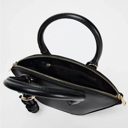 Luxury Designer Shoulder Bag Large Capacity Fashion Women Handbag New Trapezoid Trendy Crossbody Bag Fan-Shaped Bucket Bag - Kimlud