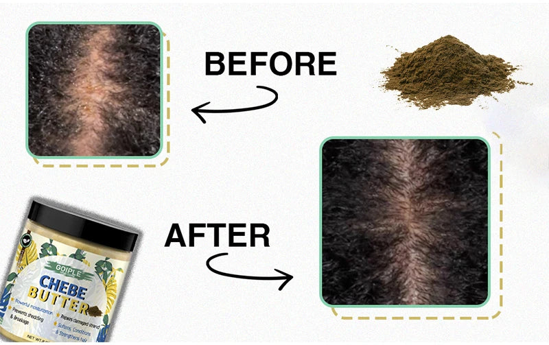 GOIPLE Chebe Butter Deep Nourishes Repair Damaged Anti Hair Loss Breakage Hair Growth Oil Mask For Hair Growth Treatment
