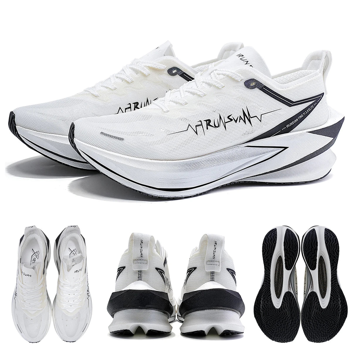 IRUNSVAN Carbon Plate Running Shoes with Cushioning and Rebound Suitable for Both Men and Women in Marathon Running 131