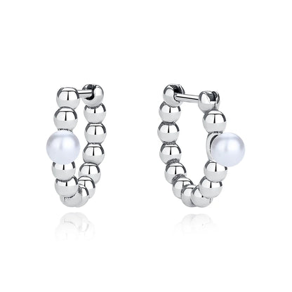 Original 925 Sterling Silver Earrings 2026 Stud Hoop Crystal Earings For Women Rose Gold Crown Heart Infinity Bee Earing...