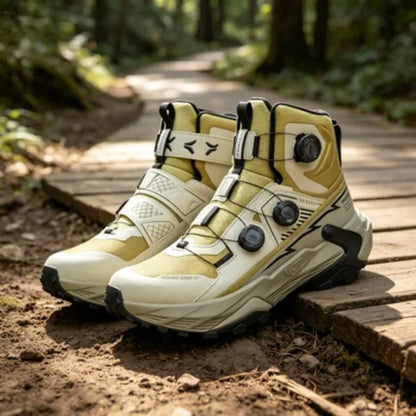 2026 New Trend Men Hiking Sneakers Comfortable Trekking Shoes Men Quick Lacing Climbing Shoes For Men High Top Man Shoe Mountain