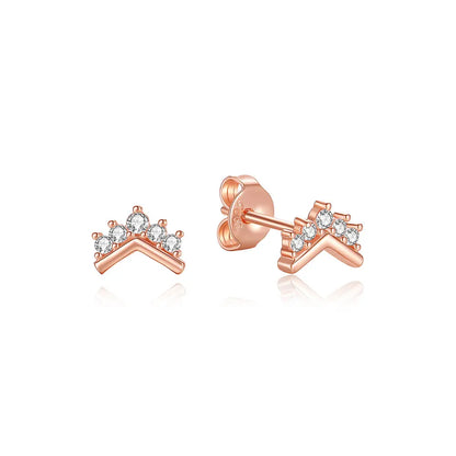 Original 925 Sterling Silver Earrings 2026 Stud Hoop Crystal Earings For Women Rose Gold Crown Heart Infinity Bee Earing...