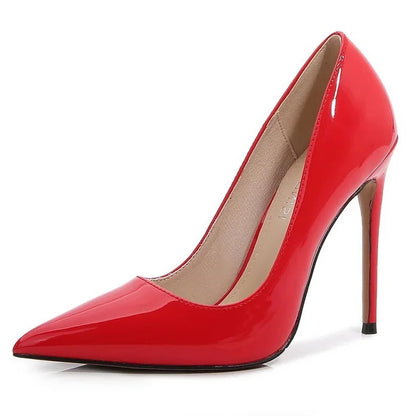 Women Pointed Toe High Thin Heel Shoes Outdoor Office Sweet Single Shoes Nightclub Party Banquet Wedding Host Model Heeled Pumps