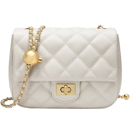 GOLF Lingge Chain Womens Small Square Bag Leather Shoulder Mini Crossbody Bags Banquet Handbag New Fashion Items for Women 2024 - Kimlud