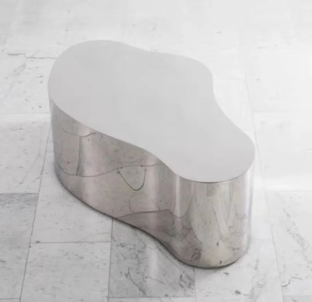 Metal Industrial Coffee Table Aesthetic Unique Minimalist Designer Side Table Modern Luxury Mesa Auxiliar Postmodern Furniture - Kimlud