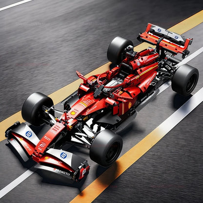 Technical 1000+PCS Performance MOC Creative Racing Car 1:10 Model Building Blocks Set Speed Sport Vehicle Assembly Bricks Toys