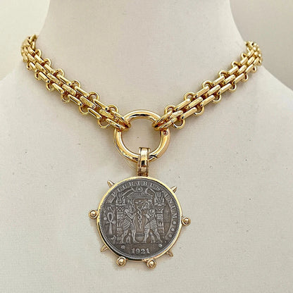 pearl Vintage horse coin Pendant Choker Clavicle Chain Necklace For Women Girl Punk Collares Aesthetic Jewelry Gifts |...