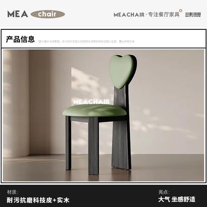 Italian Solid Wood Chair Dining French Home Makeup Chinese Antique Back Chair Single Hotel Dining Silla Comedor Furniture