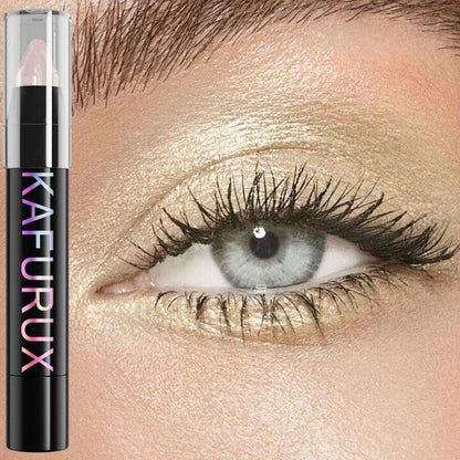 24 Colors Pearlescent Glitter Eyeshadow Eyeliner Pencil Waterproof Matte Nude Eye Shadow Eye Makeup Shimmer Highlighter Pen Tool