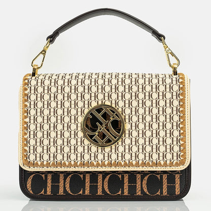 CH Solid Design Shoulder Bag Dark Letter Embossed Ladies Party Bag Exquisite Luxury Brand Fashion Design Handbag Classic...