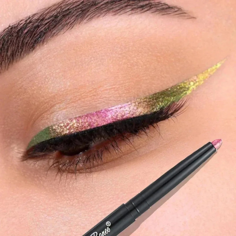 Glitter Aurora Eyeliner Pen Multi Chrome Eye Liner Lasting Shiny Metallic Eyeshadow Lying Silkworm Green Purple Makeup...