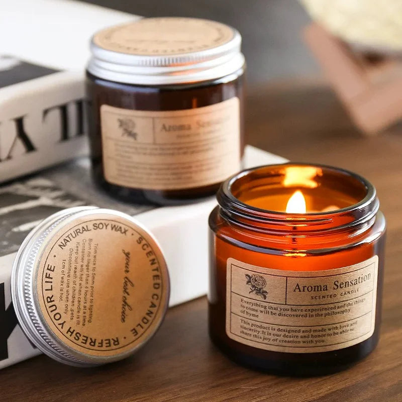 Scented Candles Smokeless Soy Candle Essential Oil Aromatic Candle Luxury Decoration Candle Wedding Gifts Party Home...