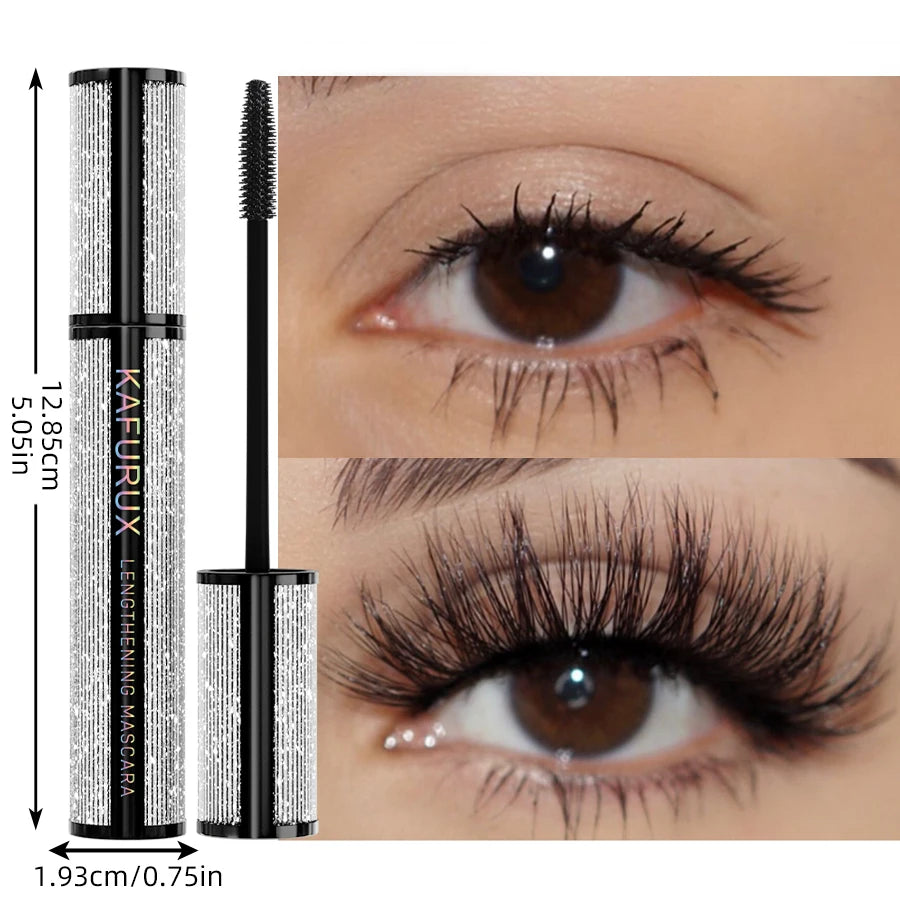 1PC 5D Black Lengthening Mascara Eyelashes Extension Eye Lashes Brush Beauty Korean Makeup Long-wearing Cosmetic Gift...