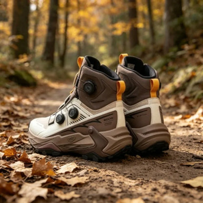 2026 New Trend Men Hiking Sneakers Comfortable Trekking Shoes Men Quick Lacing Climbing Shoes For Men High Top Man Shoe Mountain
