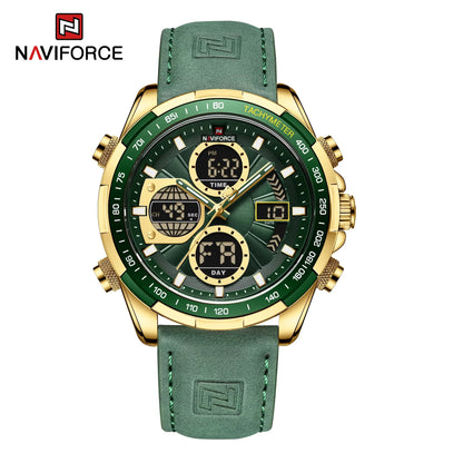 NAVIFORCE Fashion Military Watches for Men Luxury Original Sports Chronograph Watch Waterproof Quartz Clock Digital WristWatch - Kimlud