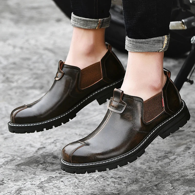 Luxury Brand Mens Casual Shoes New Fashion Business Formal Shoes High Quality Handmade Wear-Resistant Designer Men Oxford Shoes