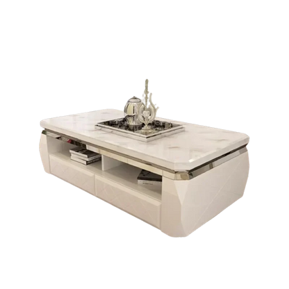 Luxury Nordic Coffee Table White Living Room Drawers Modern Coffee Table Decorative Industrial Kaffee Tische Room Furniture