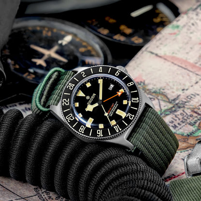 New THORN T020 Titanium GMT Watch FXD Diving 42mm NH34 Automatic Mechanical Movement Sapphire Luminous 200M Dive Men...