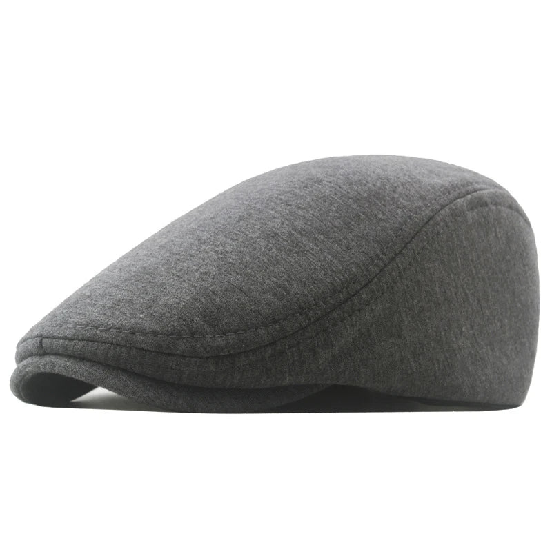 Fashion New Men's Casual Newsboy Hat Flat Cap Winter And Autumn Retro Beret Hat Wild Casual Hats Octagonal Cap Winter...