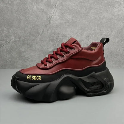 Designer Style Men Shoes Autumn Winter Comfortable Men's Thick Platform Sneakers Fashion Casual Shoes Sports Trainers Tenis - Kimlud
