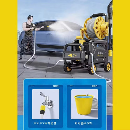 250Bar 220V High Pressure Car Wash Machine With Water Gun Foam Cannon Adjustable Nozzles For Automotive Yard Driveway...