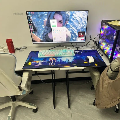 Modern Double Computer Desks Home Desktop E-sports Gaming Table Bedroom Simple Desk Student Study Tables Office Furniture EE Z - Kimlud