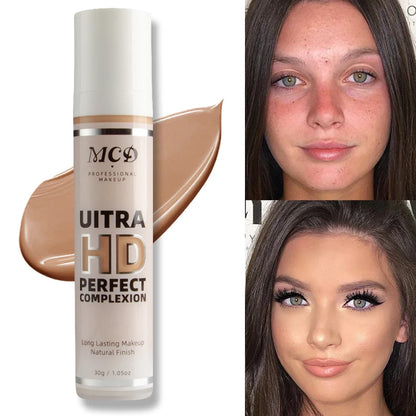9 Shade Full Coverage Concealer Liquid Foundation makeup high coverage Base makeup cushion Foundation cream Natural...