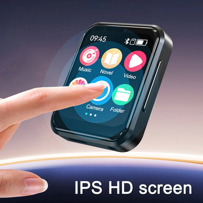 MP3 Music Player with Bluetooth 5.4 HiFi MP4 Walkman Full Touch Screen Built-in Speaker Recorder Camera Video Player FM/E-book