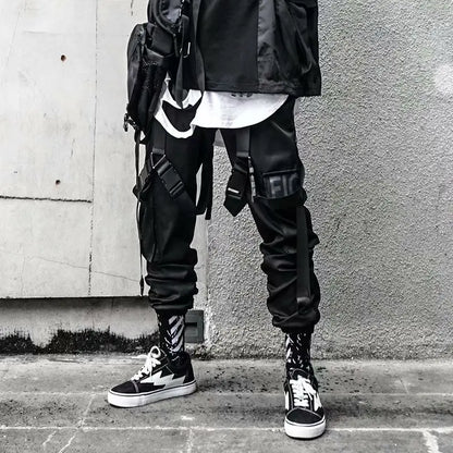 Harajuku Joggers Cargo Pants Men Fashion Casual Multi Pocket Streetwear techwear Men Women Sport Trousers Trending y2k Style - Kimlud