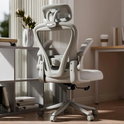 High Back Ergonomic Office Chair M903, Mesh Computer Desk Chair with Wheels, Adjustable Lumbar Support, Customized - Kimlud