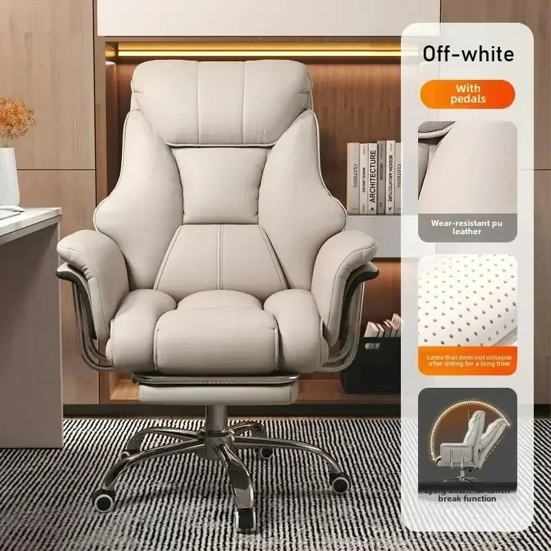 Boss Chair Home Office Computer Comfortable Sofa Study Room Can Lie Down and Rotate Gaming Chair Ergonomics Backrest Lift Chair