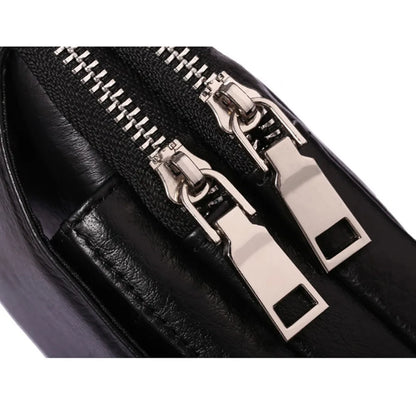 High Quality Men Genuine Leather Waist Pack Bag Coin Cigarette Purse Pocket Pouch Belt Bum Cell/Mobile Phone Case Fanny...