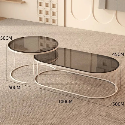 Luxury Clear Coffee Table Nordic Minimalist Bedroom Entryway Coffee Table Centre Living Room Meubles De Salon Room...
