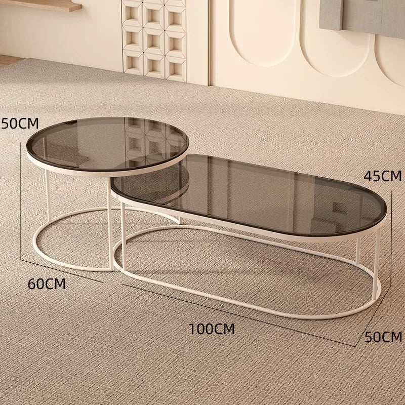 Luxury Clear Coffee Table Nordic Minimalist Bedroom Entryway Coffee Table Centre Living Room Meubles De Salon Room...