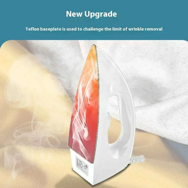 Handheld Portable Household Electric Iron 1000W 5-speed Adjustable Dry Ironing Waterless Iron Suitable For Both Home And Travel