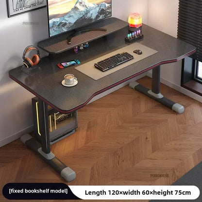 High-end Desktop Computer Desks Home Office Furniture Simple Gaming Desk Student Study Table Workbench Liftable Computer Table J - Kimlud